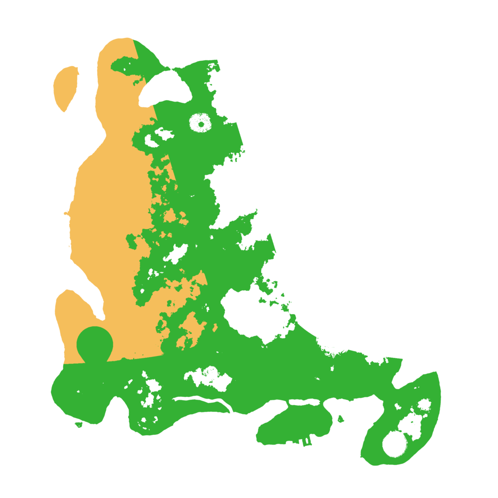 Biome Rust Map: Procedural Map, Size: 3600, Seed: 64448030