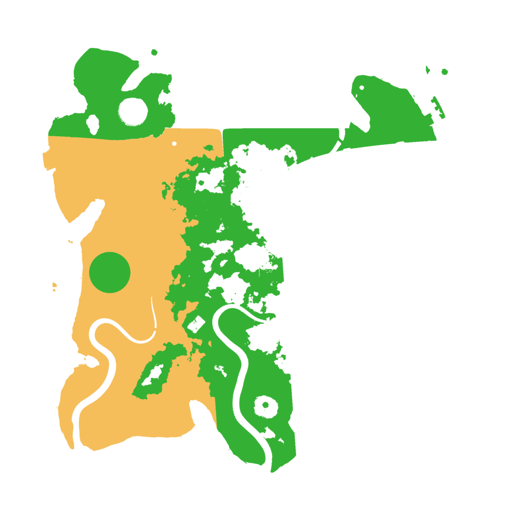 Biome Rust Map: Procedural Map, Size: 3300, Seed: 615645100