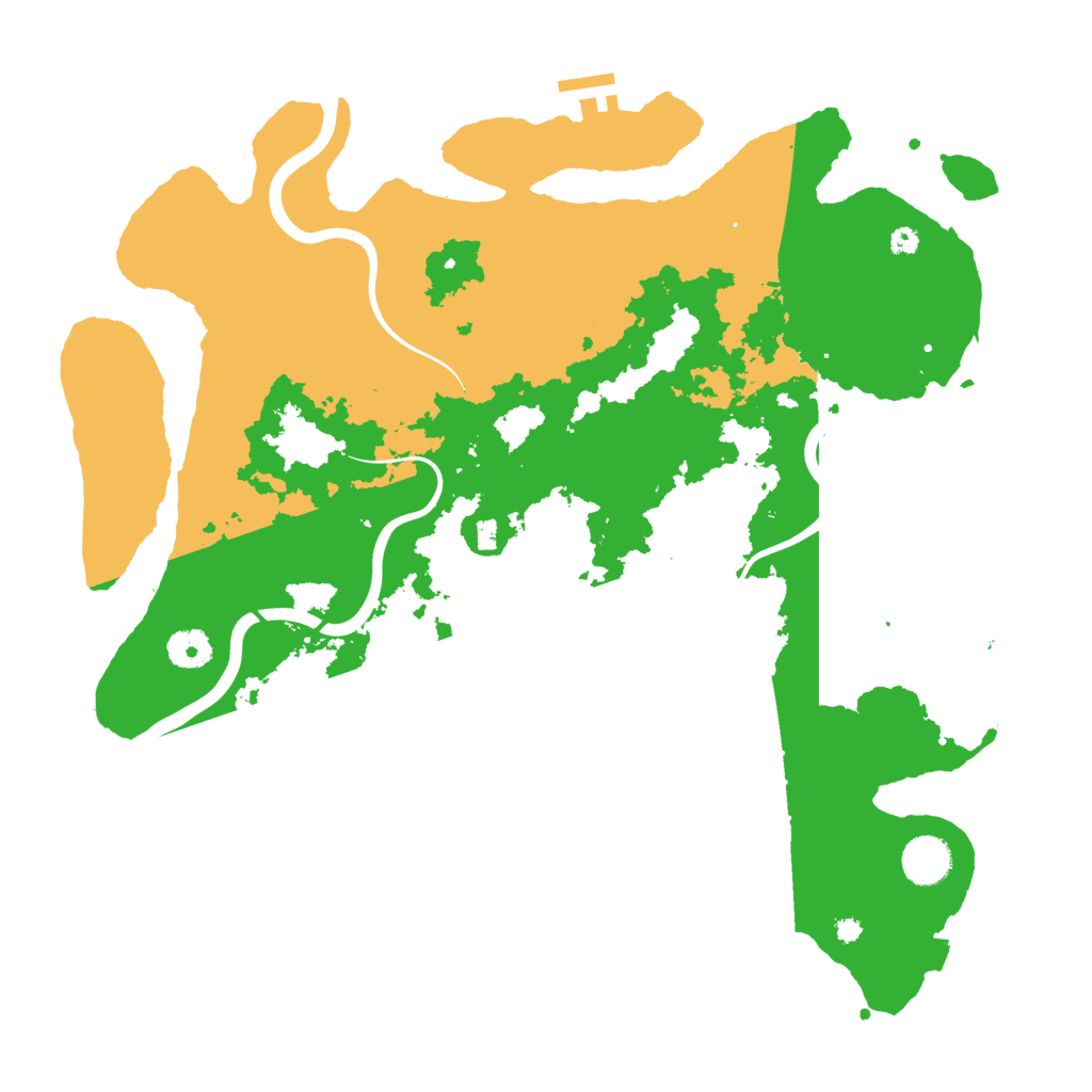 Biome Rust Map: Procedural Map, Size: 3900, Seed: 59009210