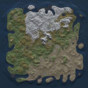 Thumbnail Rust Map: Procedural Map, Size: 5000, Seed: 786386719, 19 Monuments