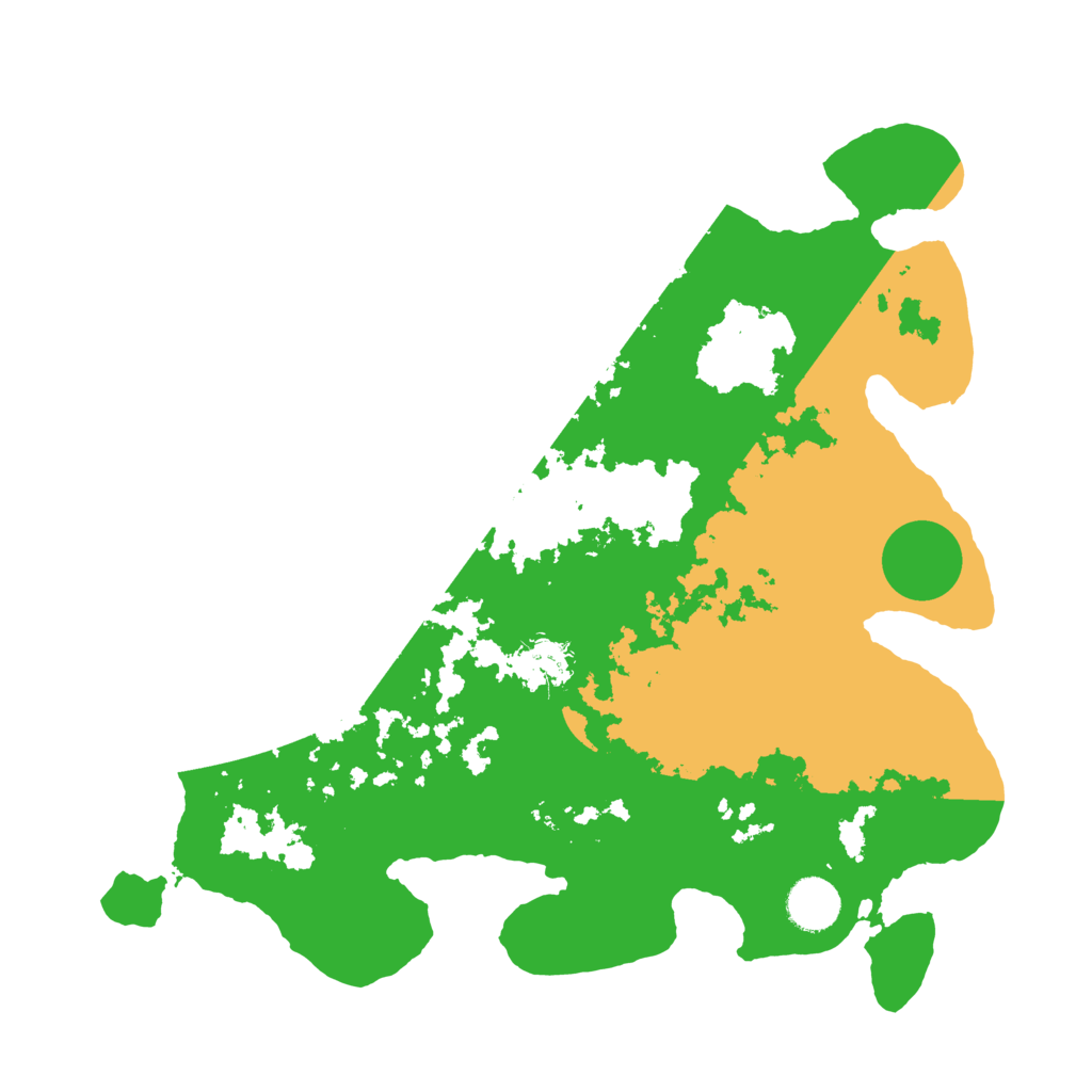 Biome Rust Map: Barren, Size: 3600, Seed: 61070601