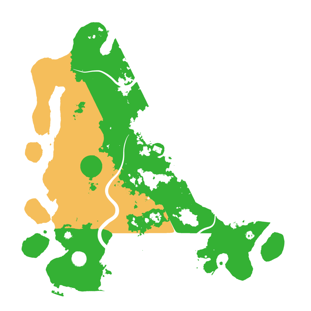 Biome Rust Map: Procedural Map, Size: 3750, Seed: 75819743