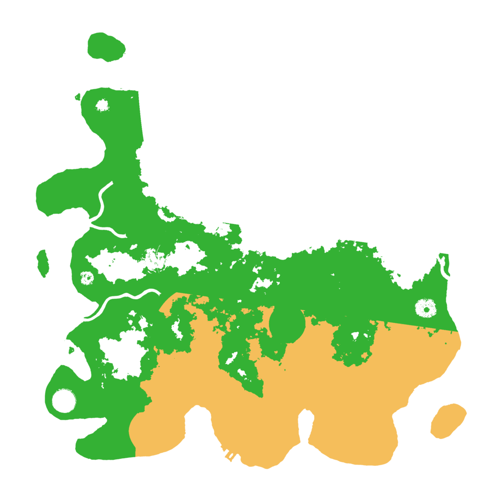 Biome Rust Map: Procedural Map, Size: 3750, Seed: 61012142