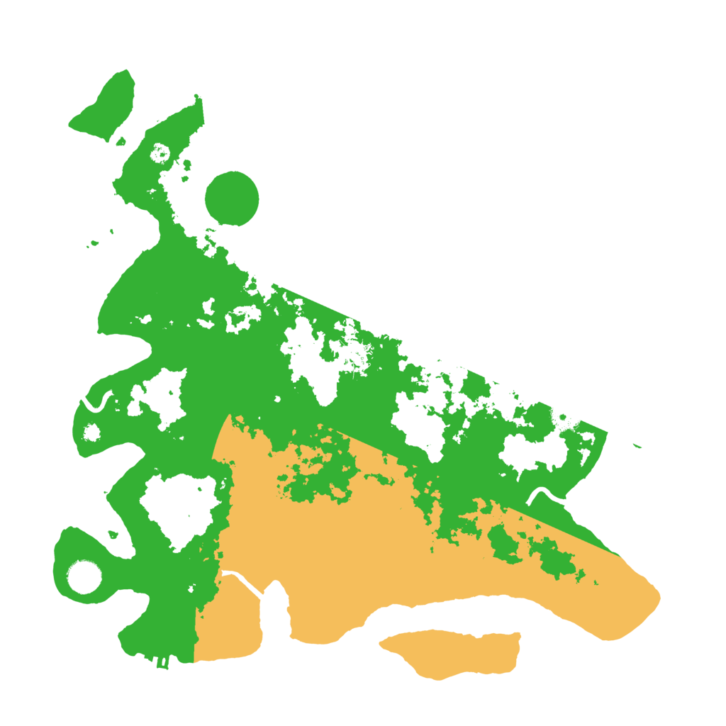 Biome Rust Map: Procedural Map, Size: 3800, Seed: 57302506