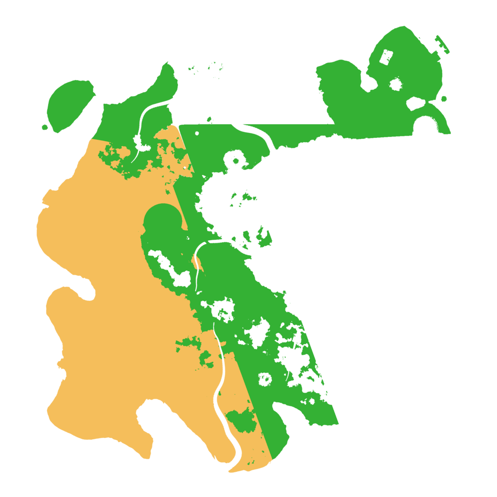 Biome Rust Map: Procedural Map, Size: 3600, Seed: 14081485