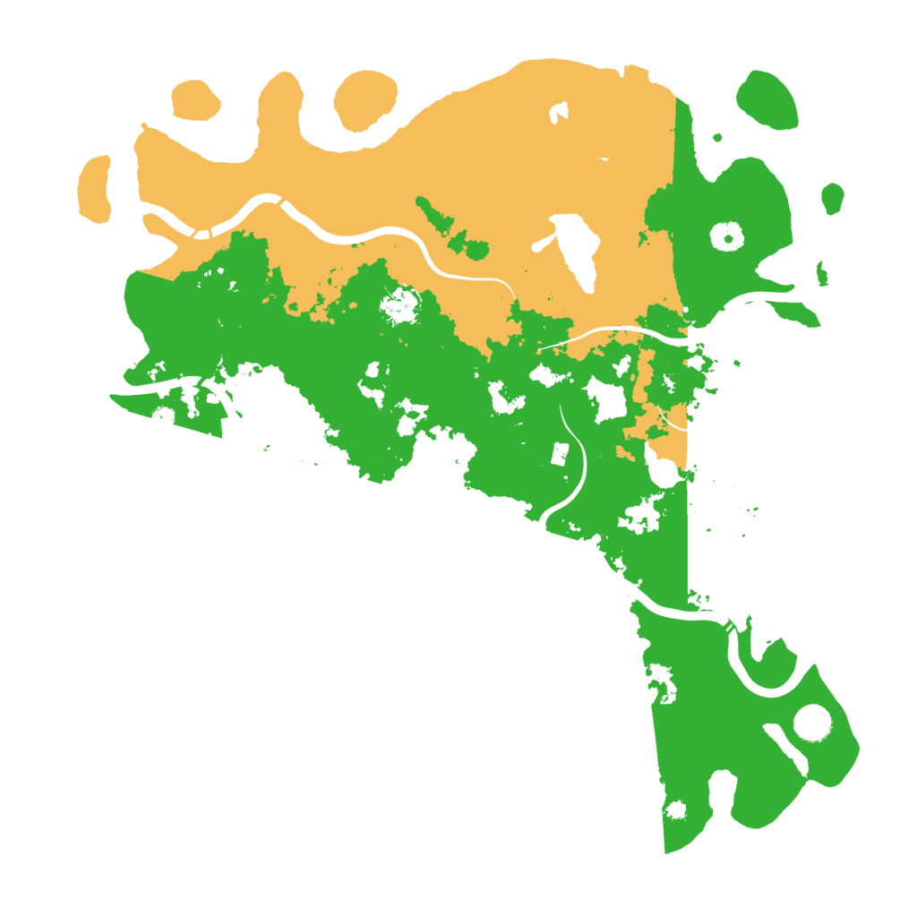 Biome Rust Map: Procedural Map, Size: 4300, Seed: 34151819