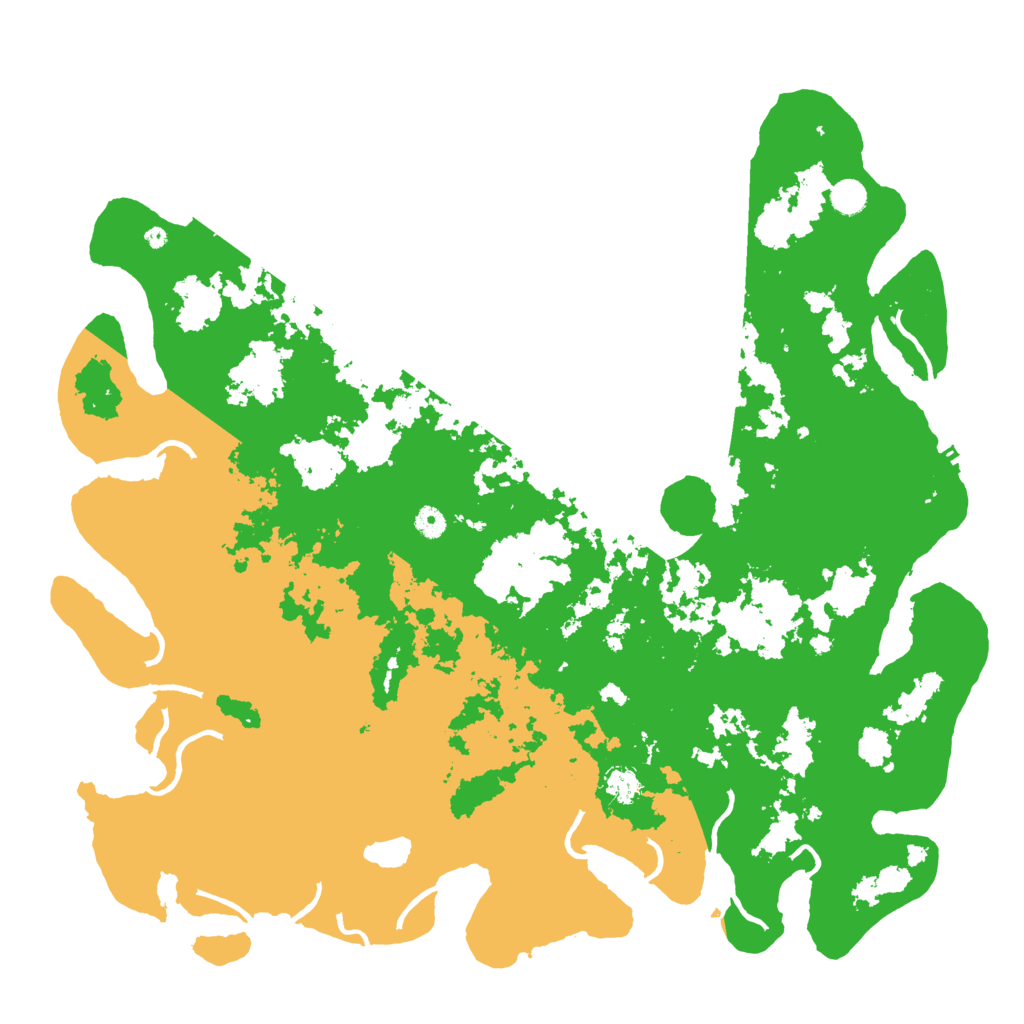 Biome Rust Map: Procedural Map, Size: 5000, Seed: 2563