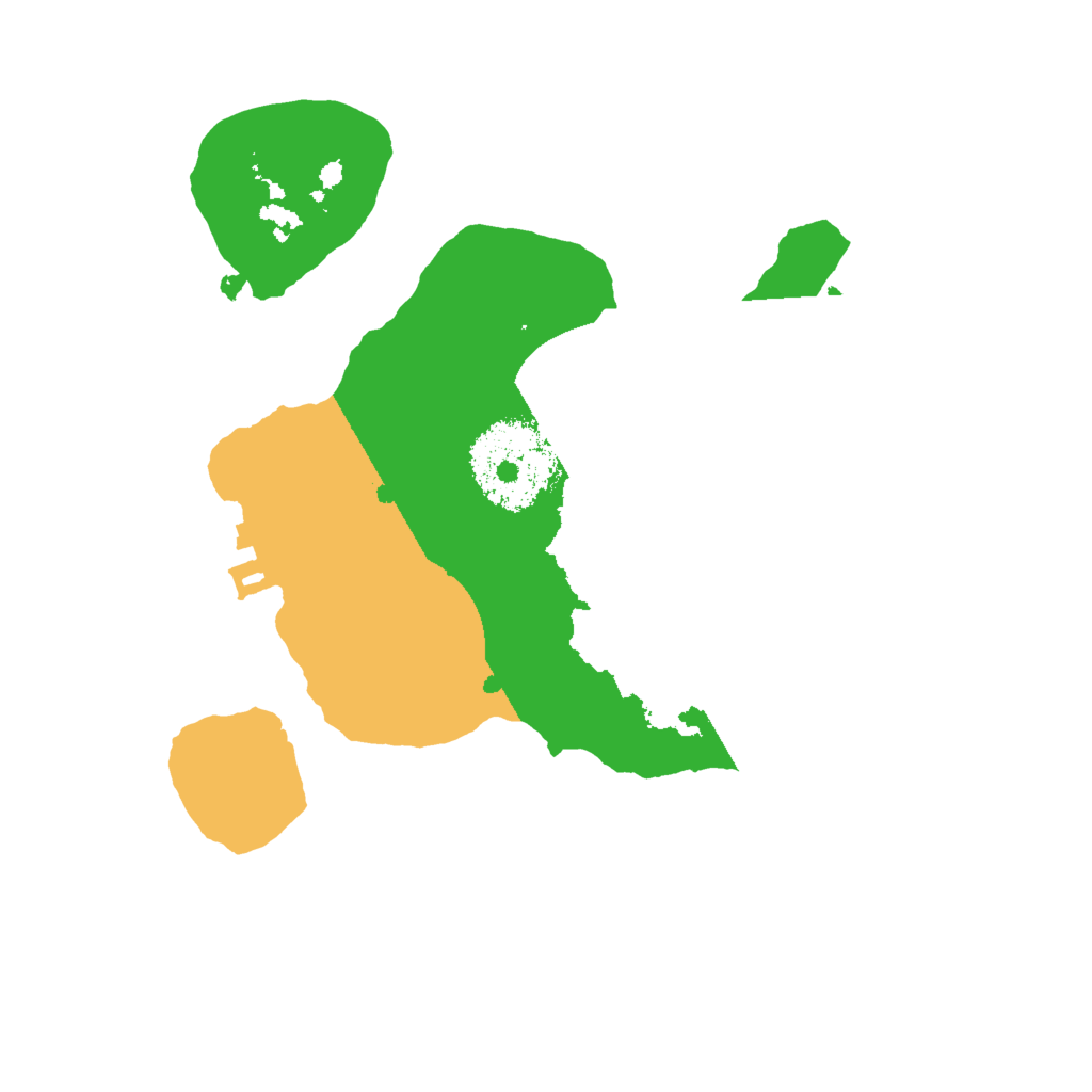 Biome Rust Map: Procedural Map, Size: 2000, Seed: 20103405