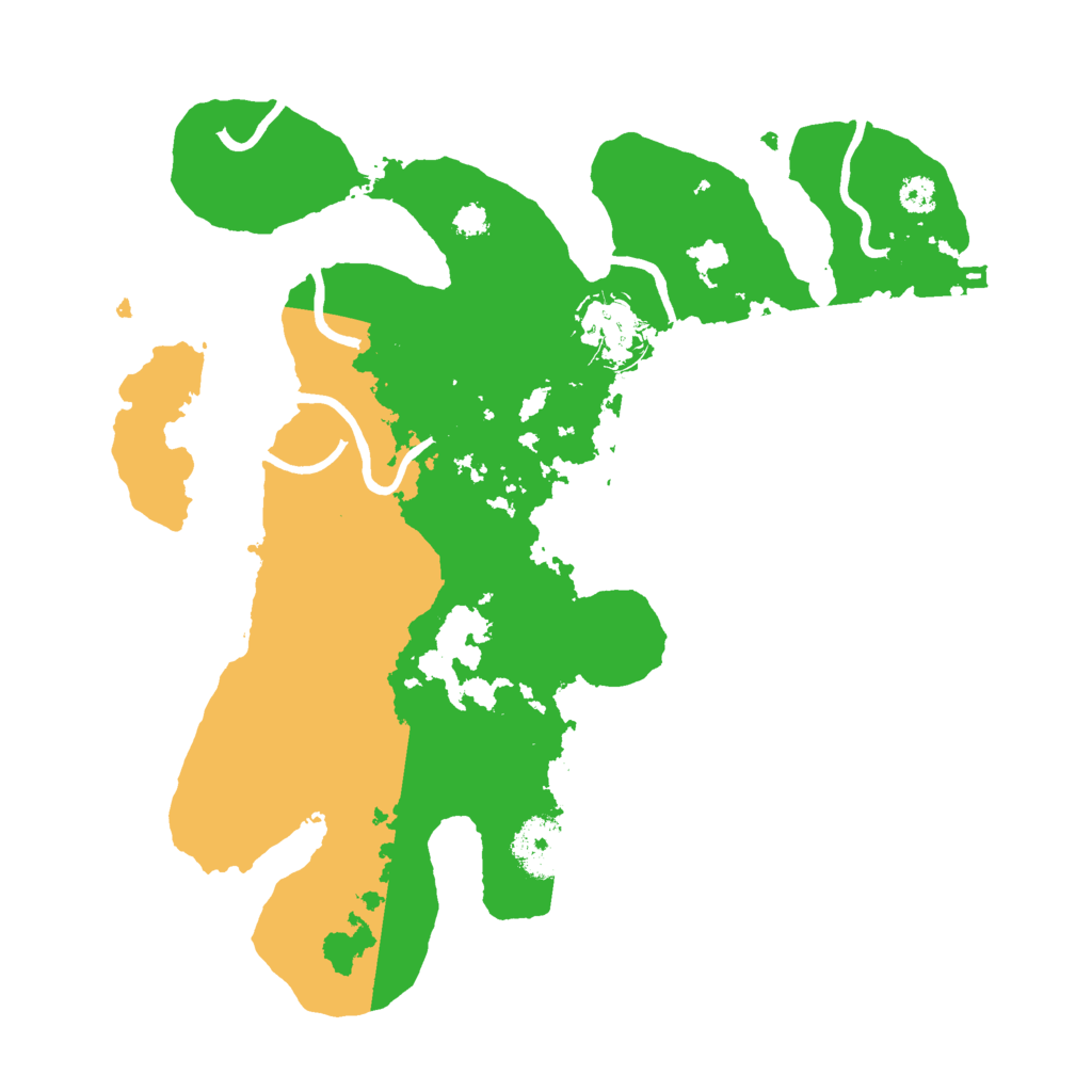 Biome Rust Map: Procedural Map, Size: 3000, Seed: 9333