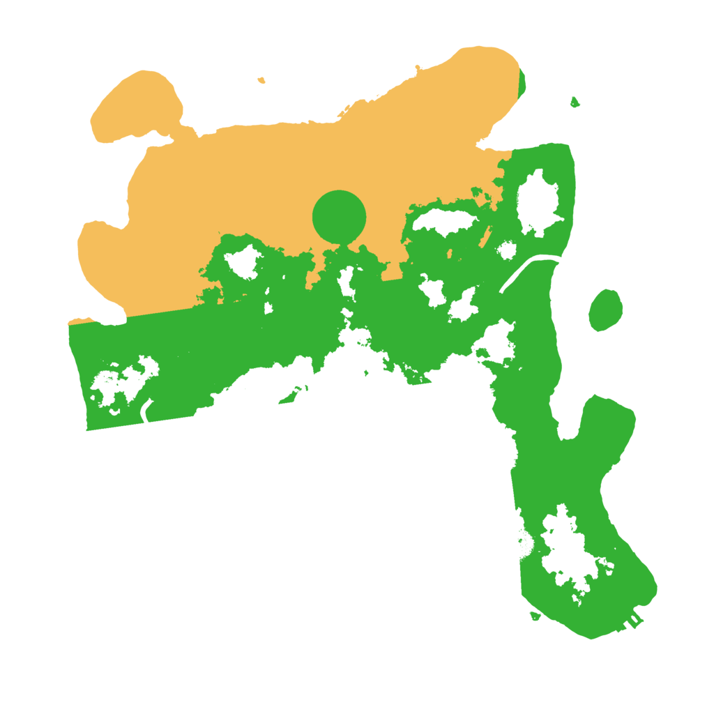 Biome Rust Map: Procedural Map, Size: 3500, Seed: 565154790