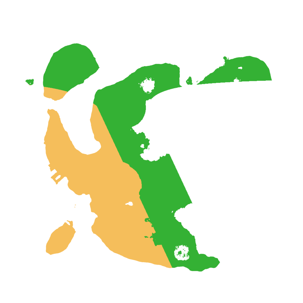 Biome Rust Map: Procedural Map, Size: 2000, Seed: 87123