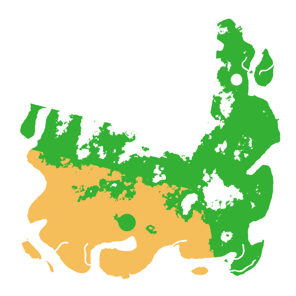 Biome Rust Map: Procedural Map, Size: 4500, Seed: 292735690