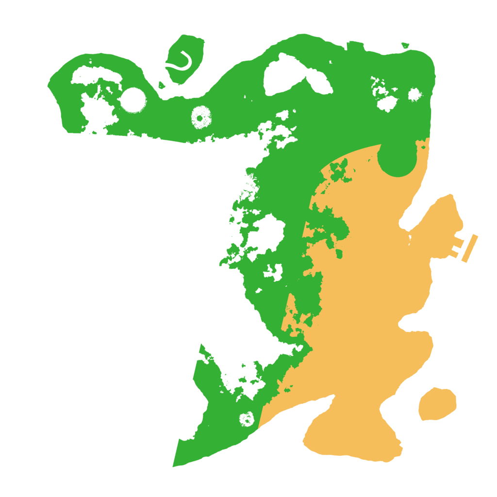 Biome Rust Map: Procedural Map, Size: 3450, Seed: 73303316