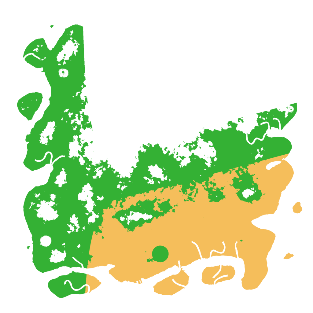 Biome Rust Map: Procedural Map, Size: 5000, Seed: 9674257