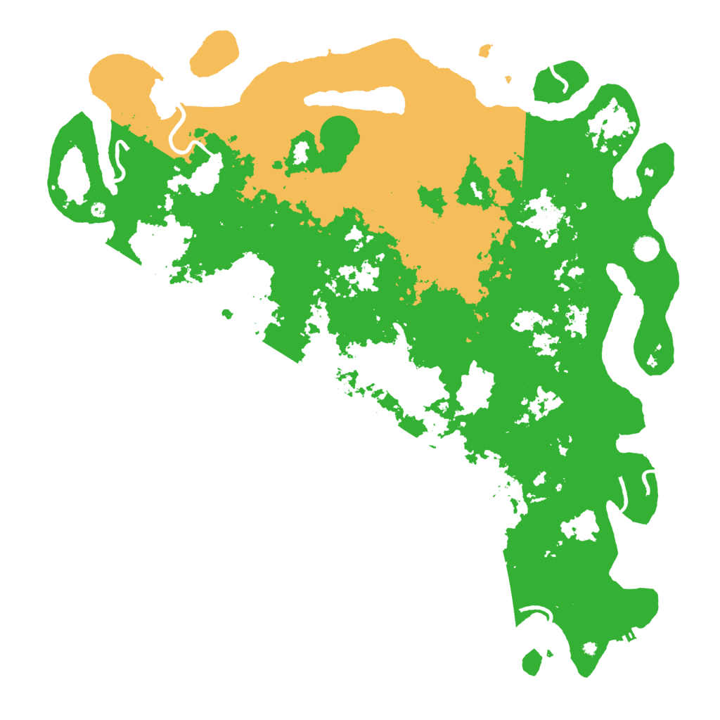 Biome Rust Map: Procedural Map, Size: 5000, Seed: 2147483643