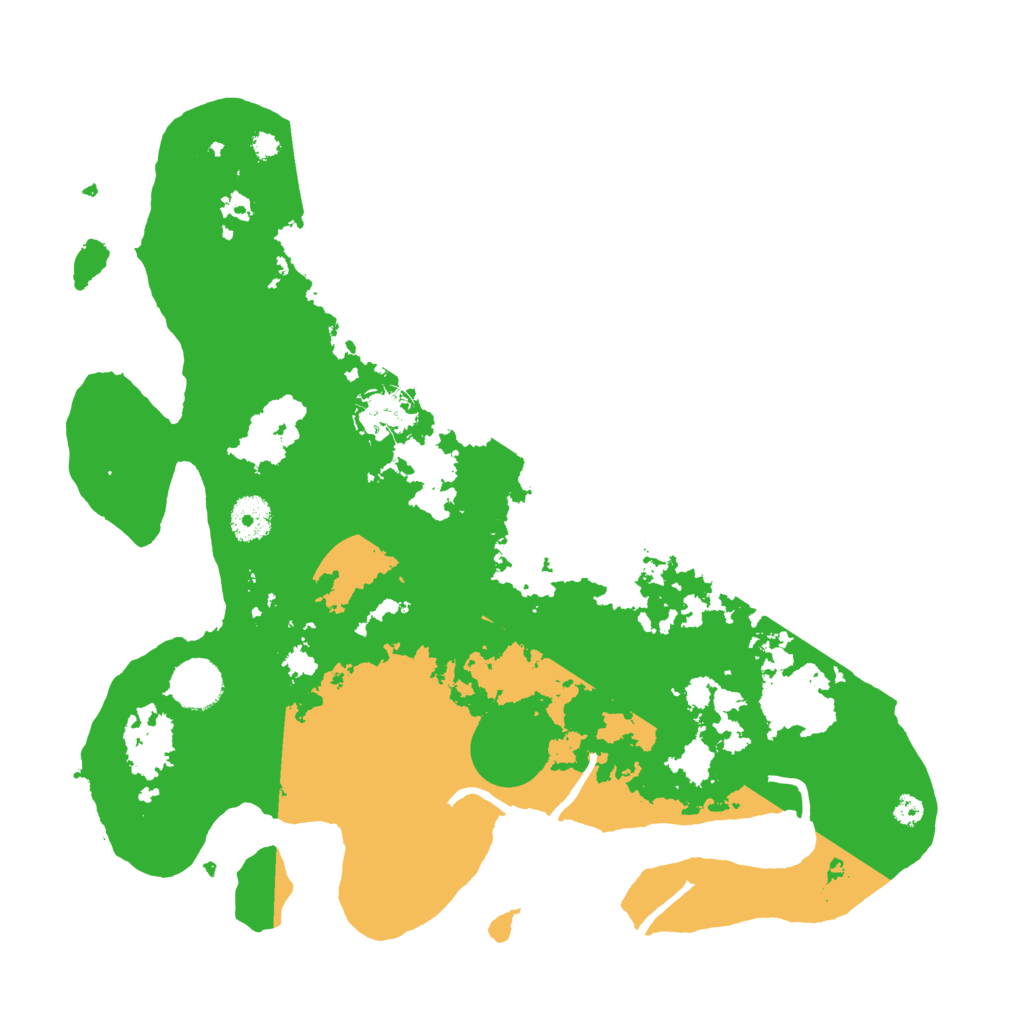 Biome Rust Map: Procedural Map, Size: 3550, Seed: 79303731