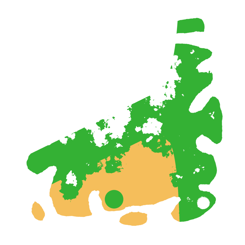 Biome Rust Map: Barren, Size: 3500, Seed: 30635547