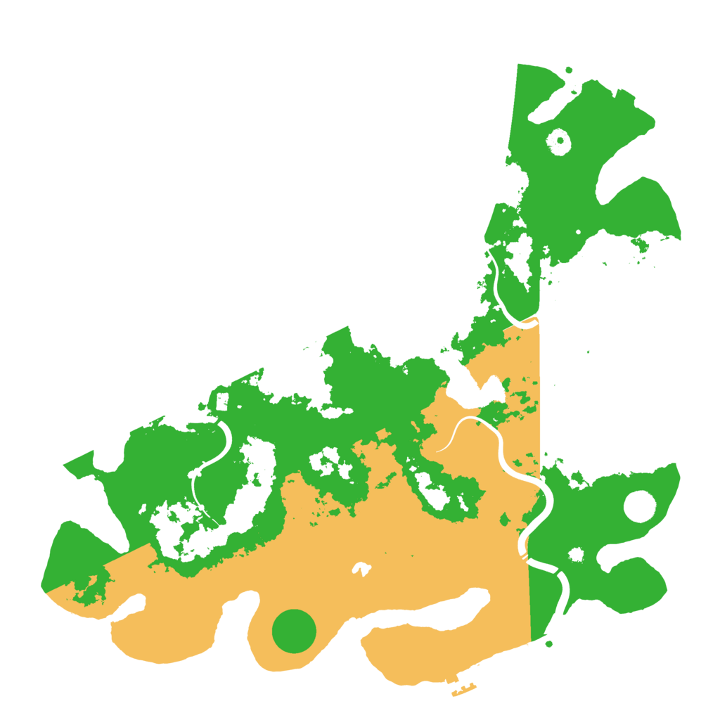 Biome Rust Map: Procedural Map, Size: 4300, Seed: 73119306