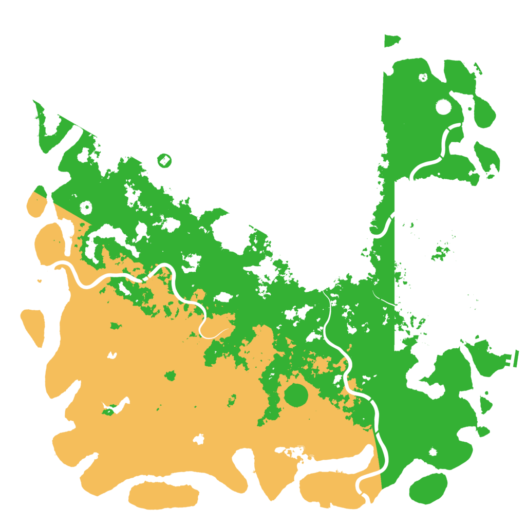 Biome Rust Map: Procedural Map, Size: 6000, Seed: 1792804493