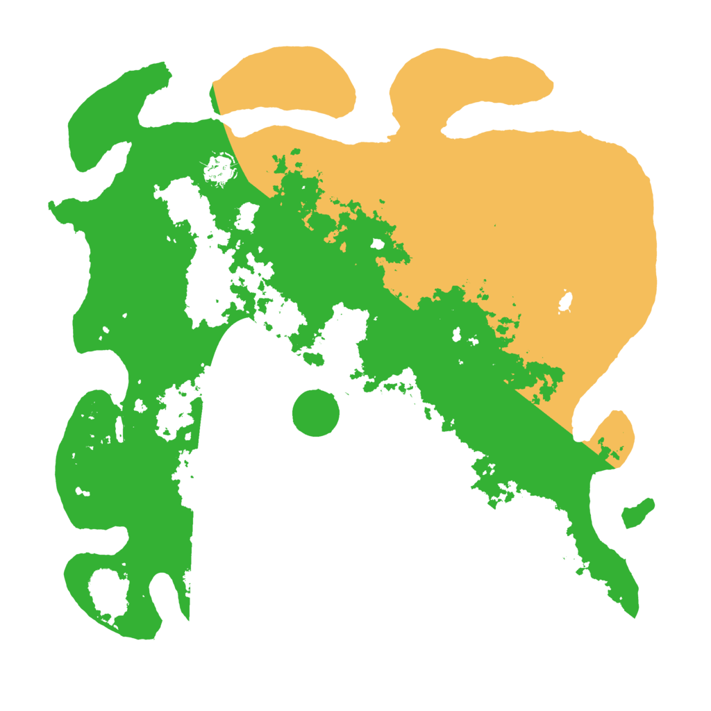 Biome Rust Map: Barren, Size: 4000, Seed: 18659