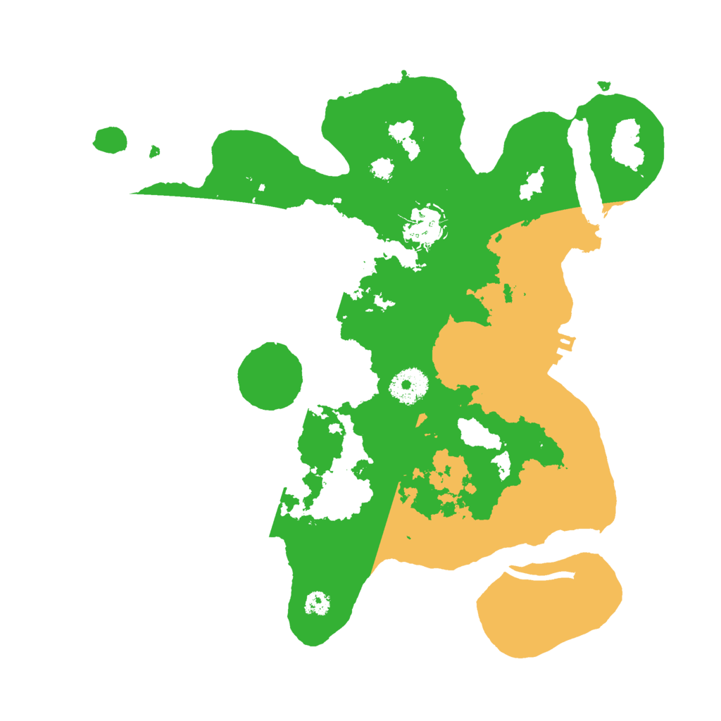 Biome Rust Map: Procedural Map, Size: 3000, Seed: 9879388