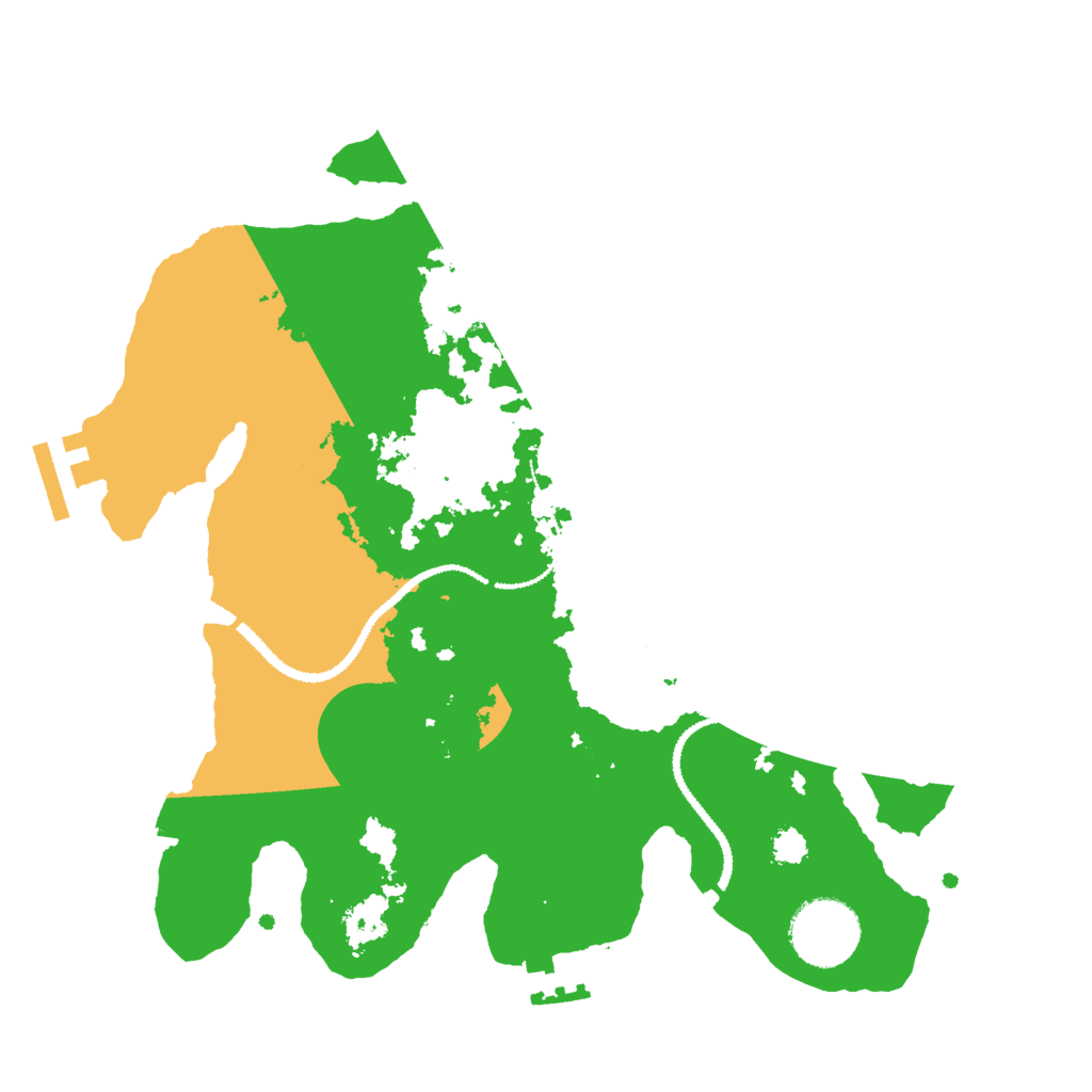 Biome Rust Map: Procedural Map, Size: 2800, Seed: 3379815