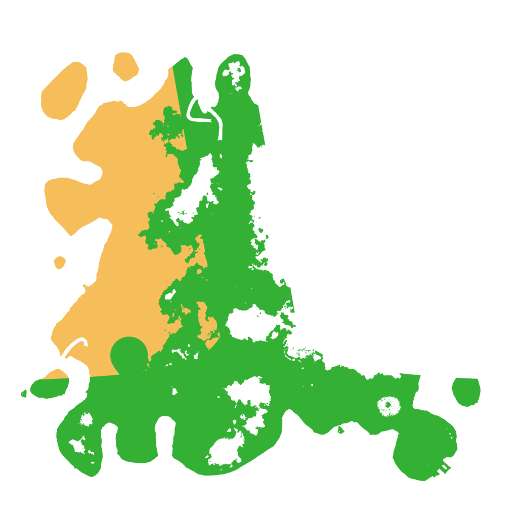 Biome Rust Map: Procedural Map, Size: 3650, Seed: 10930966