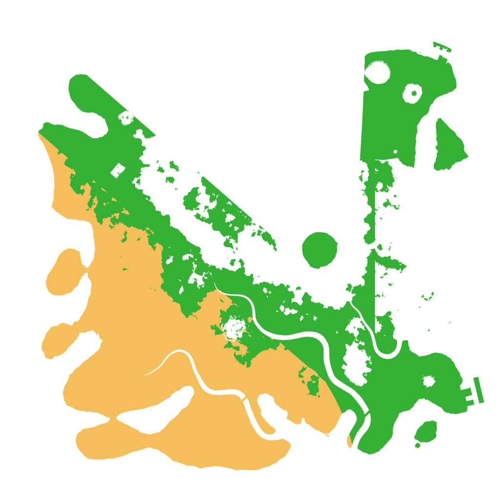 Biome Rust Map: Procedural Map, Size: 3850, Seed: 56965596