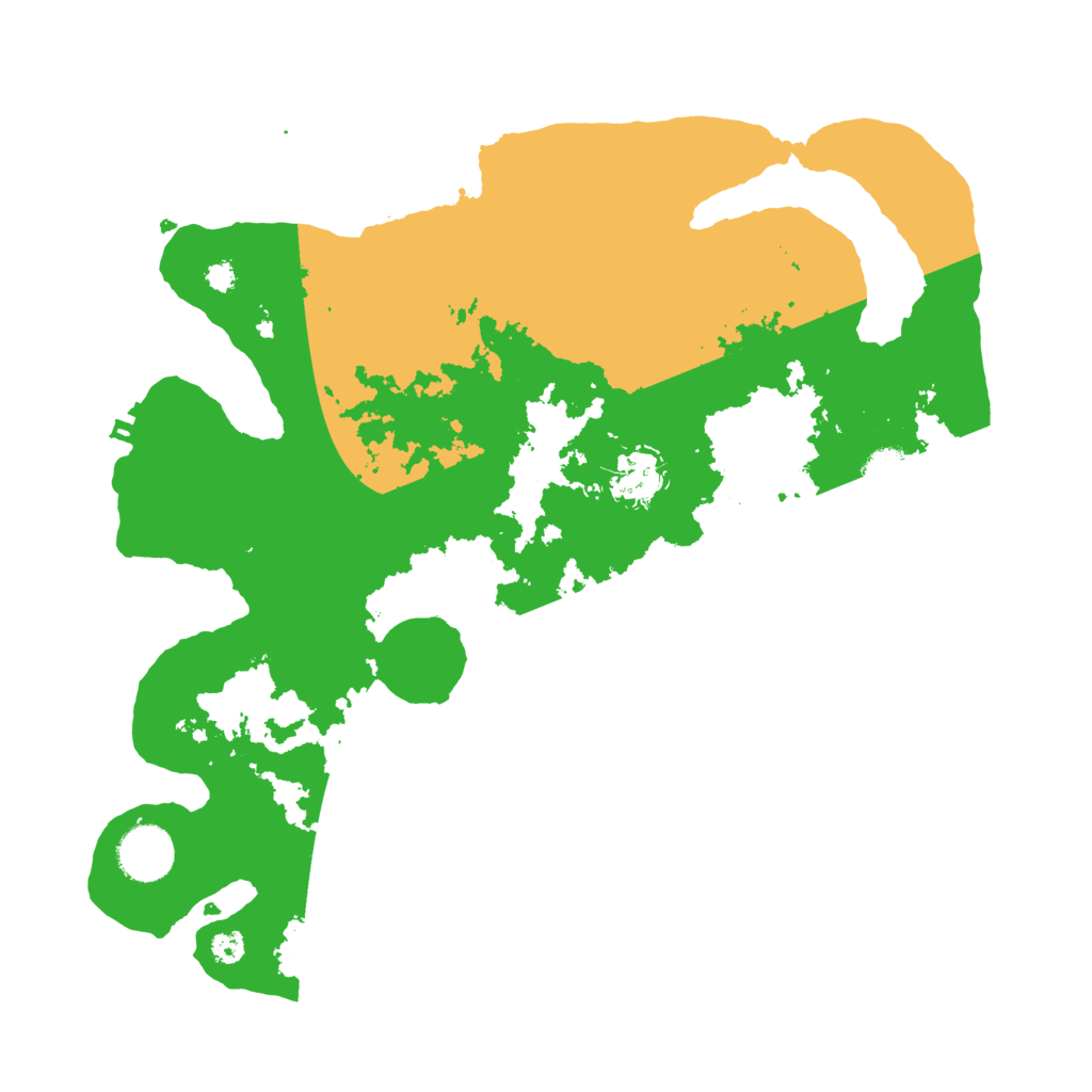 Biome Rust Map: Procedural Map, Size: 3400, Seed: 29119371