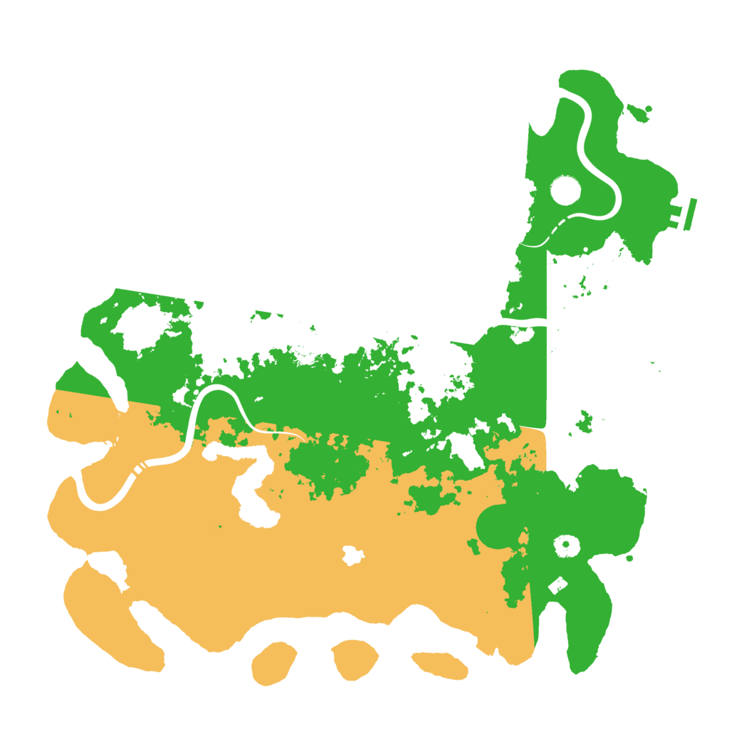 Biome Rust Map: Procedural Map, Size: 4400, Seed: 42763009