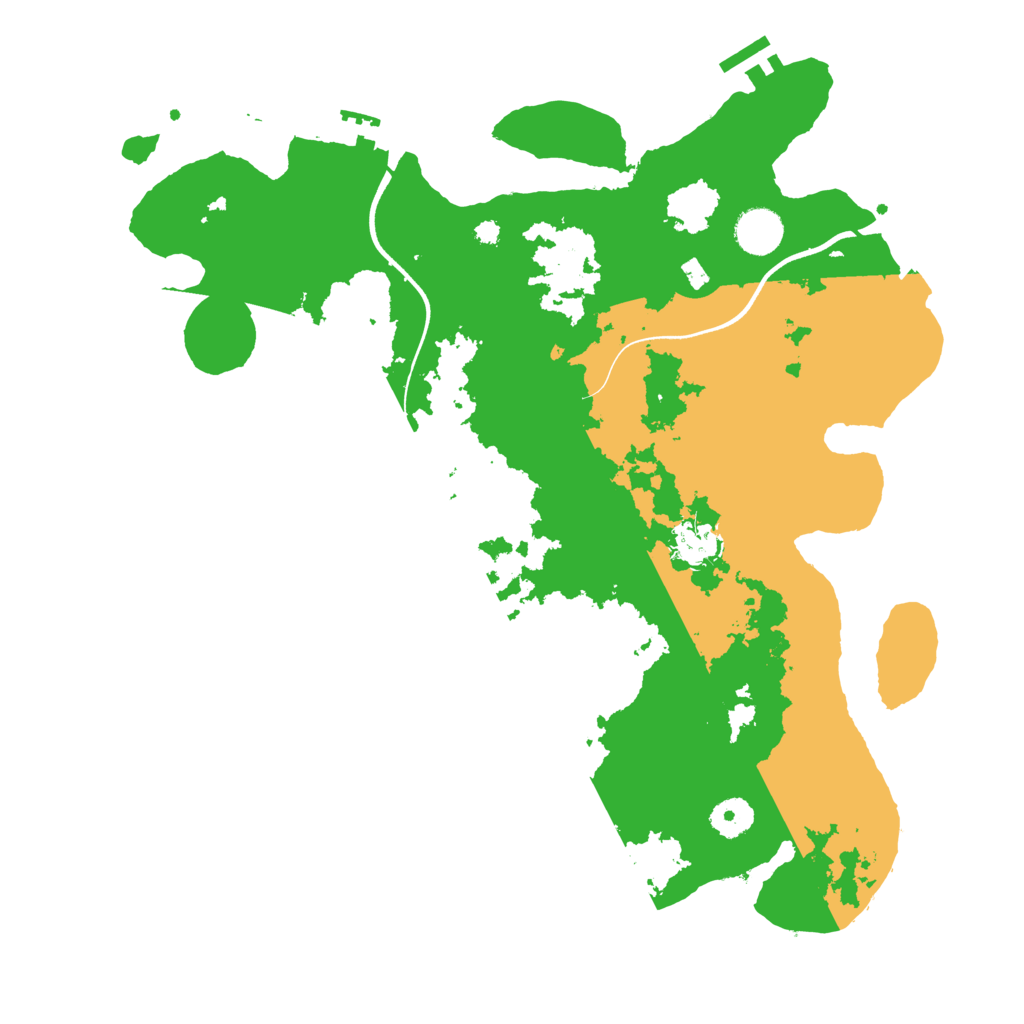 Biome Rust Map: Procedural Map, Size: 3800, Seed: 875922167