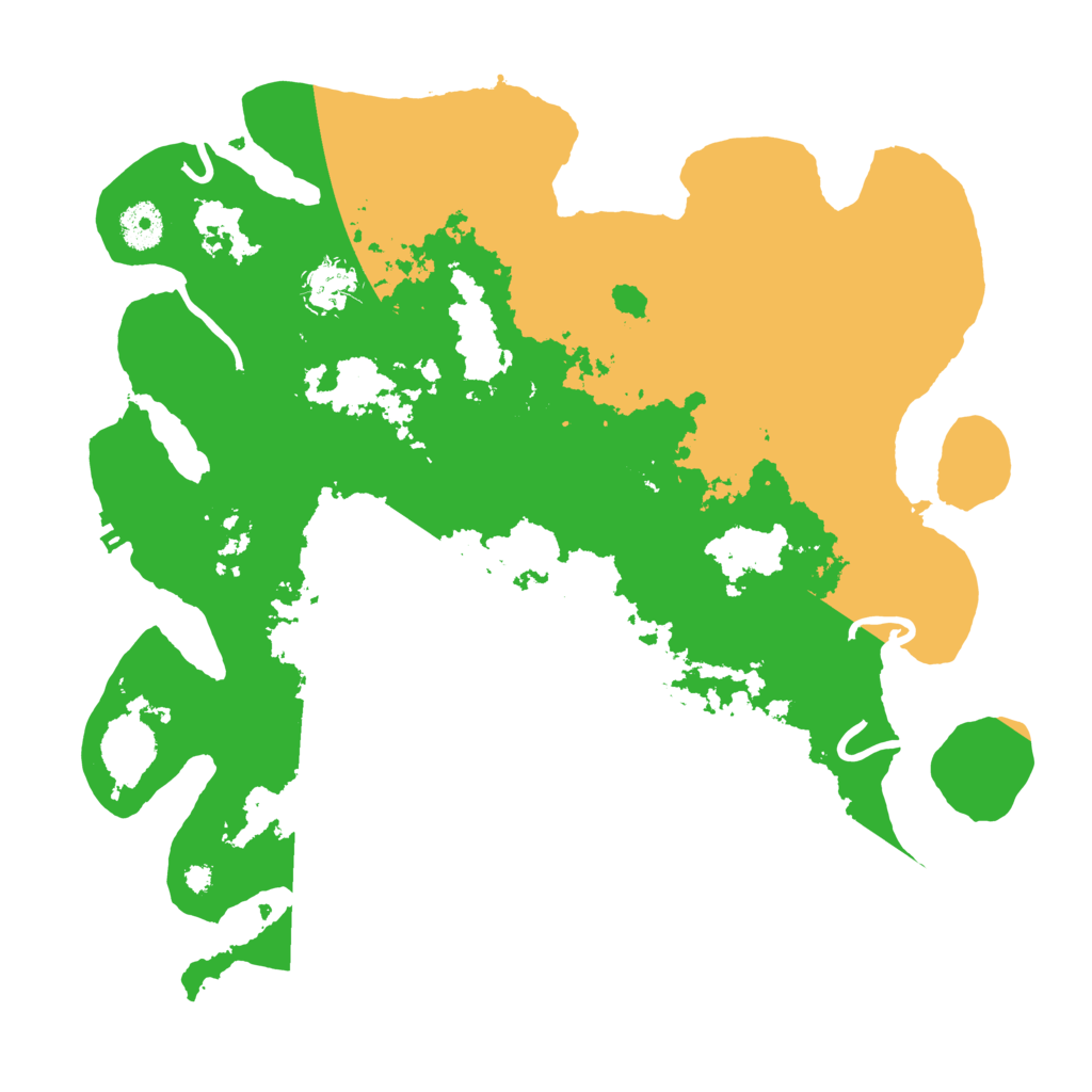 Biome Rust Map: Procedural Map, Size: 3650, Seed: 25057998