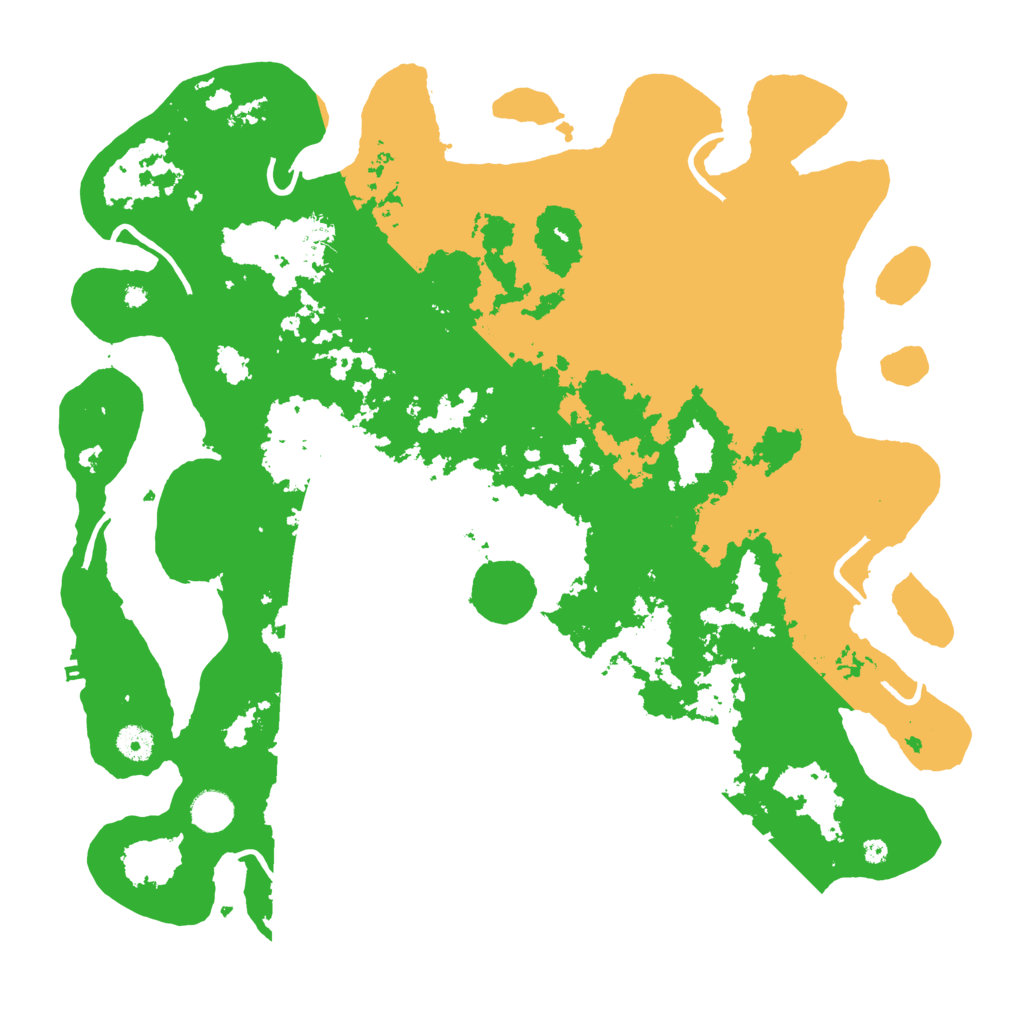 Biome Rust Map: Procedural Map, Size: 4300, Seed: 64123716