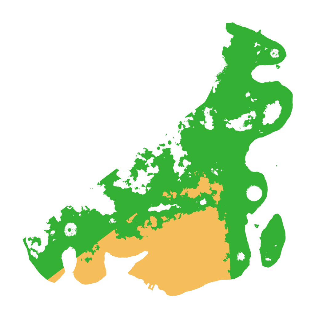 Biome Rust Map: Procedural Map, Size: 3600, Seed: 82647440