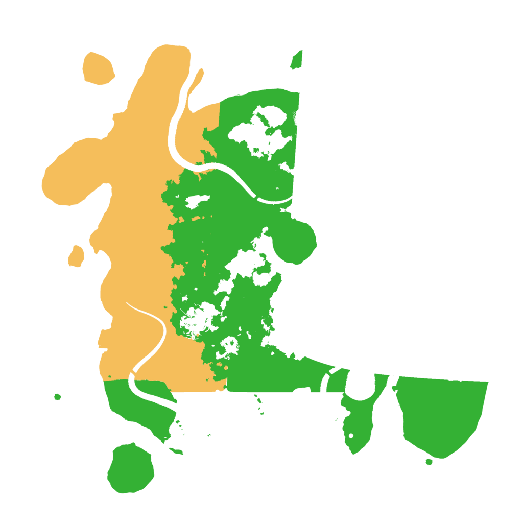 Biome Rust Map: Procedural Map, Size: 3250, Seed: 243440092