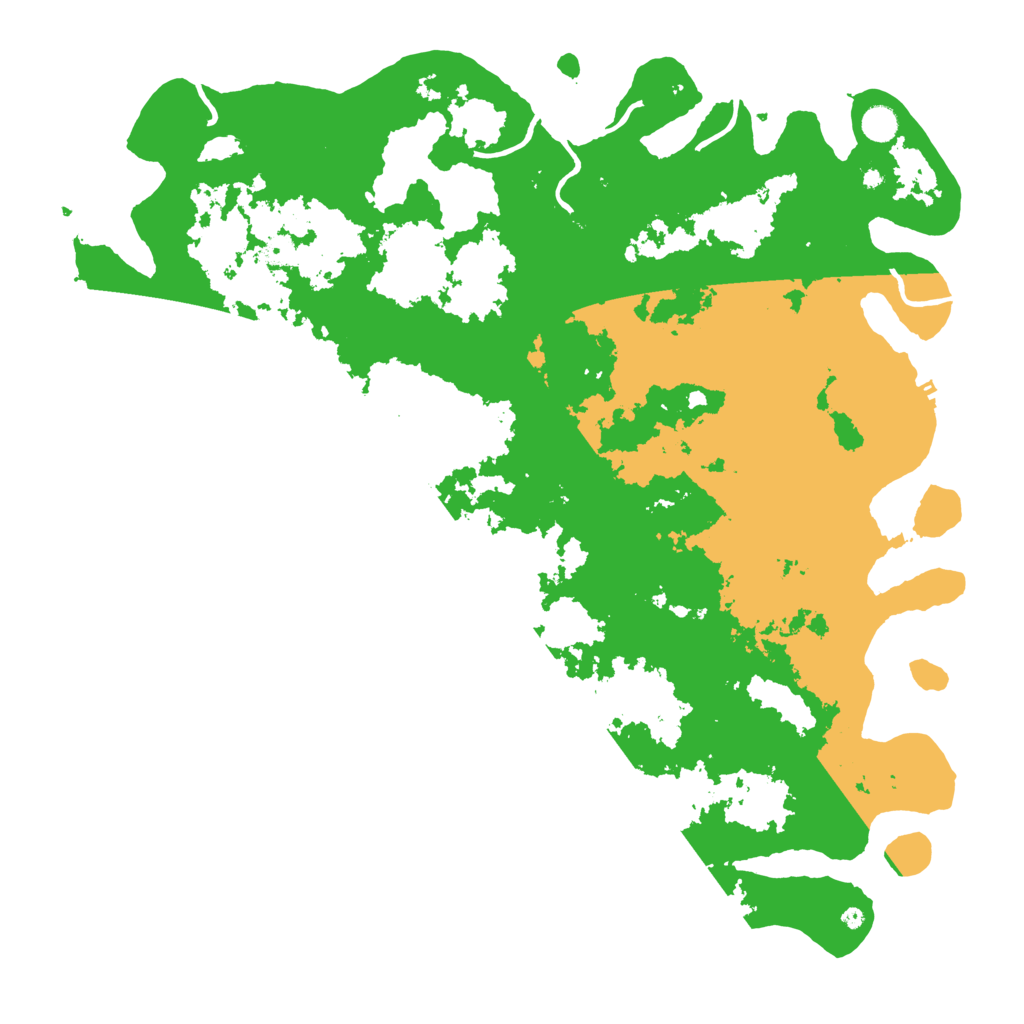 Biome Rust Map: Procedural Map, Size: 5000, Seed: 52483923