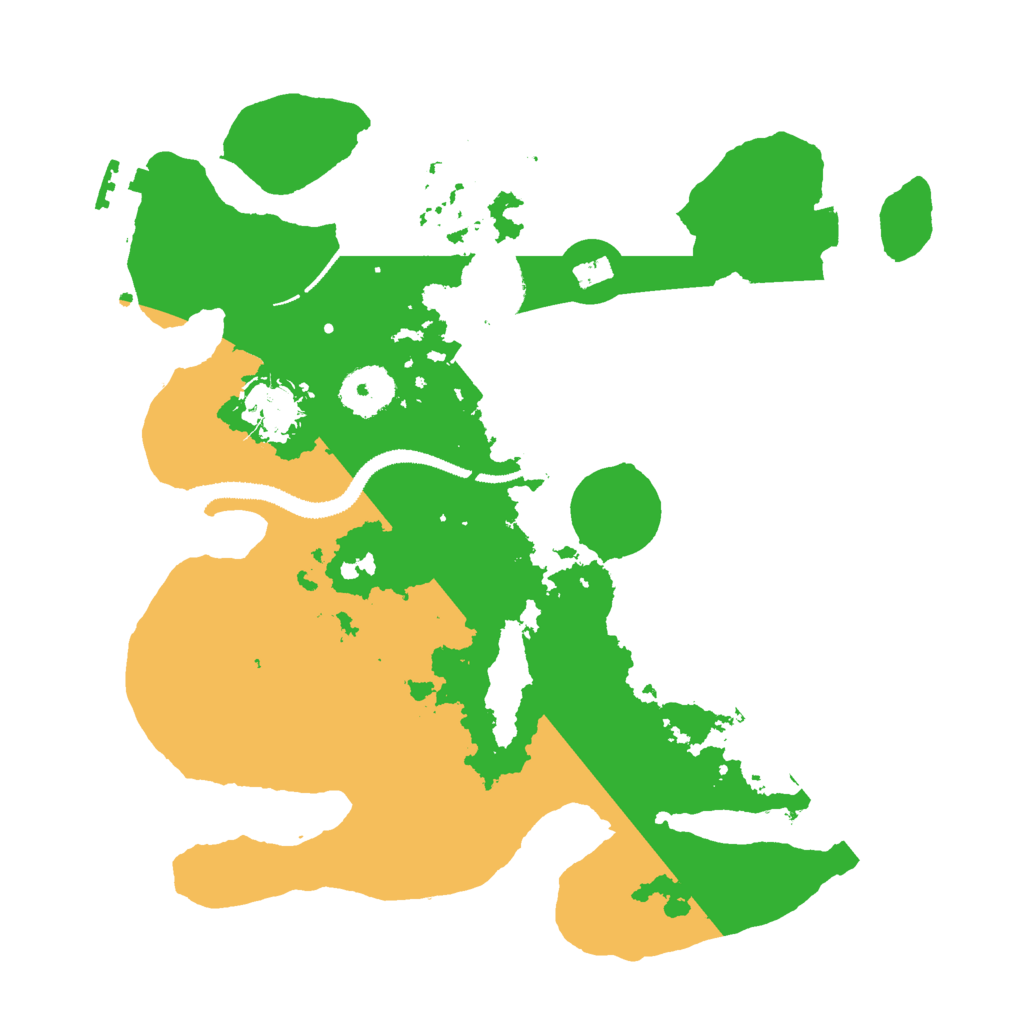 Biome Rust Map: Procedural Map, Size: 3000, Seed: 2004188300