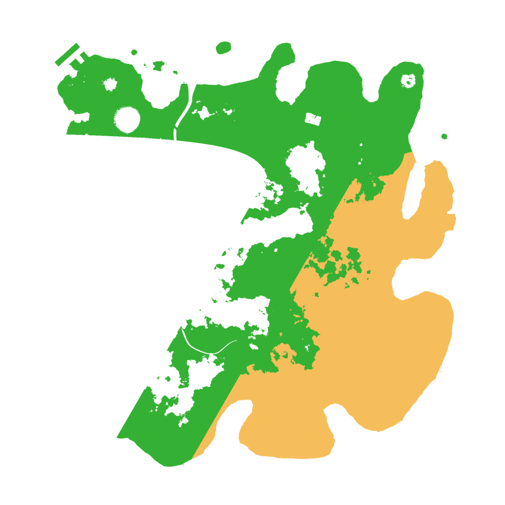Biome Rust Map: Procedural Map, Size: 3500, Seed: 82300670