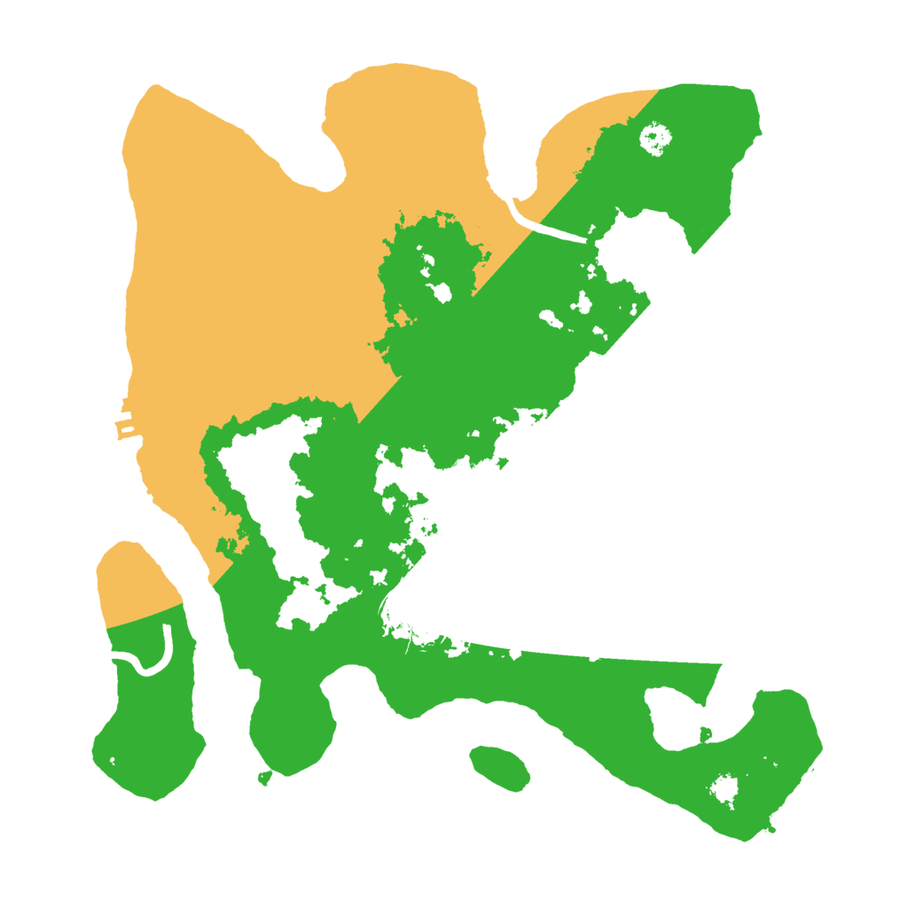 Biome Rust Map: Procedural Map, Size: 3000, Seed: 2073550377