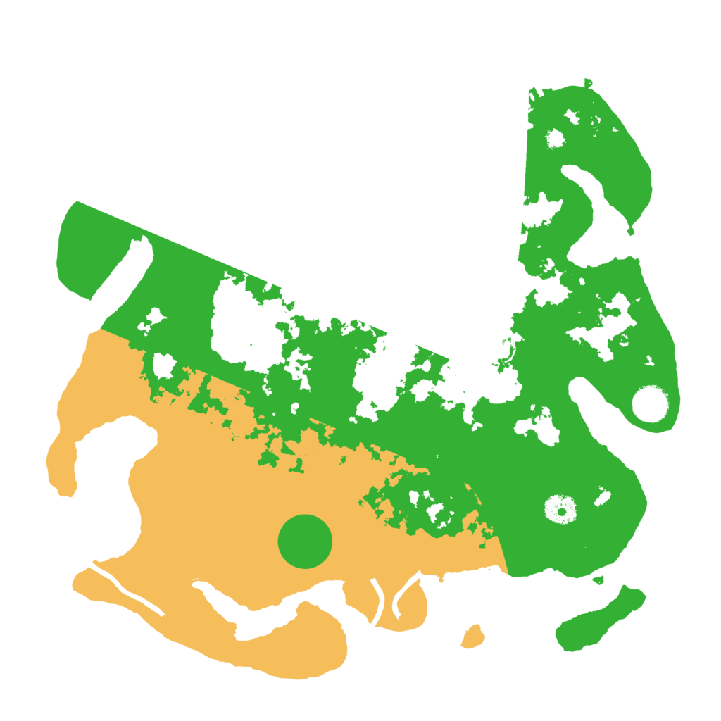 Biome Rust Map: Procedural Map, Size: 3500, Seed: 70458933