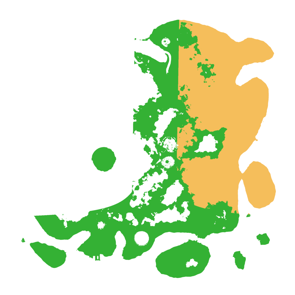 Biome Rust Map: Procedural Map, Size: 3600, Seed: 12006