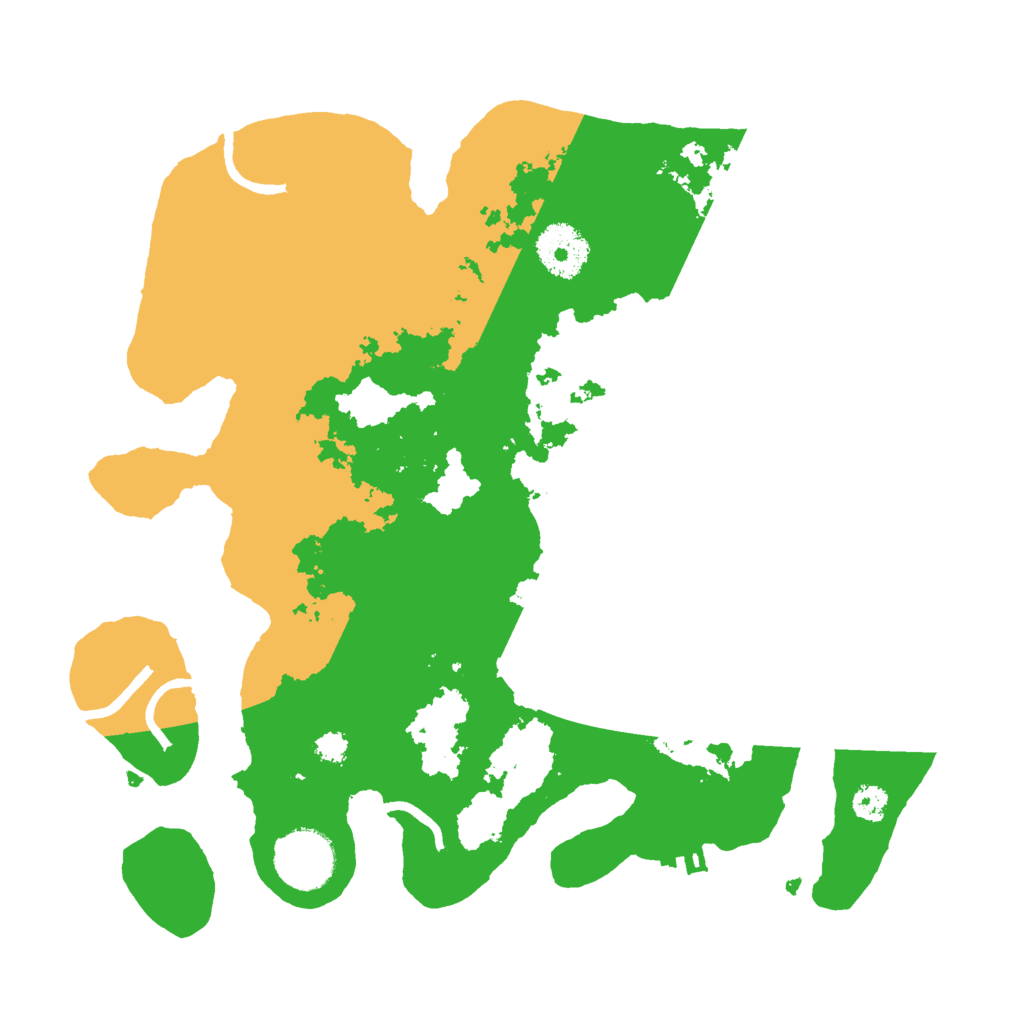 Biome Rust Map: Procedural Map, Size: 3000, Seed: 588556