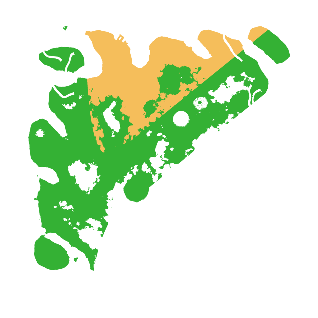 Biome Rust Map: Procedural Map, Size: 3600, Seed: 46919825