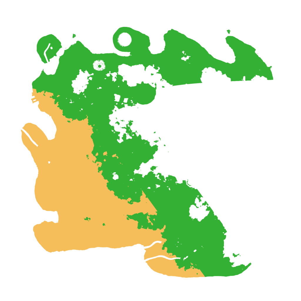 Biome Rust Map: Procedural Map, Size: 3900, Seed: 25563514