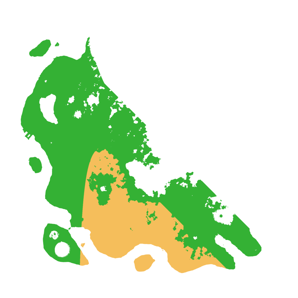 Biome Rust Map: Procedural Map, Size: 3500, Seed: 35987279