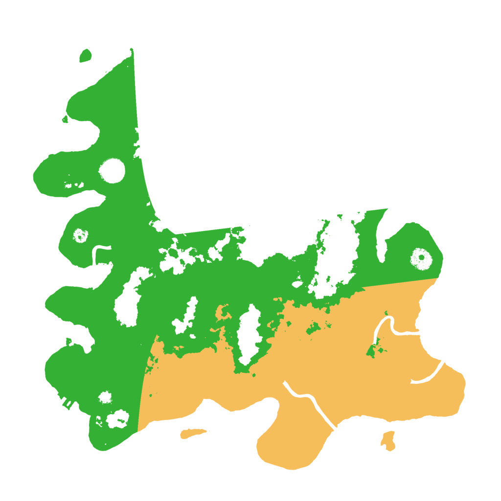 Biome Rust Map: Procedural Map, Size: 3550, Seed: 34912662