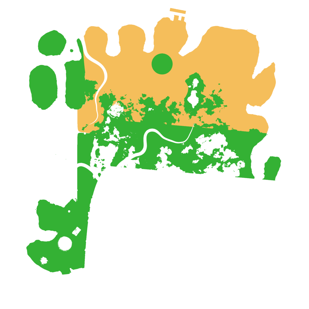 Biome Rust Map: Procedural Map, Size: 3900, Seed: 54627868