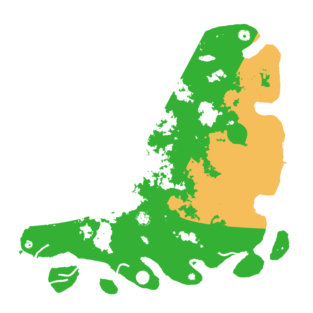 Biome Rust Map: Procedural Map, Size: 4100, Seed: 72820747