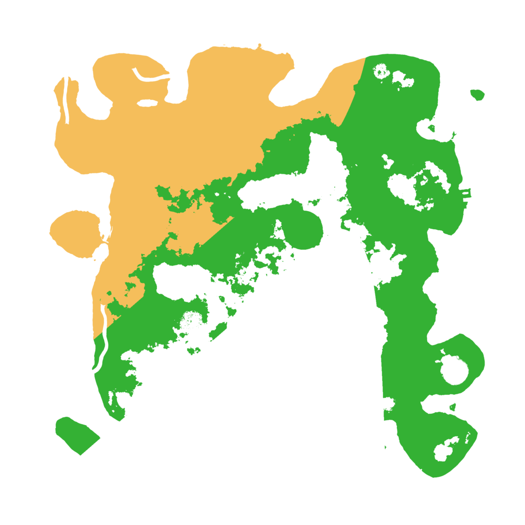 Biome Rust Map: Procedural Map, Size: 3550, Seed: 79250989