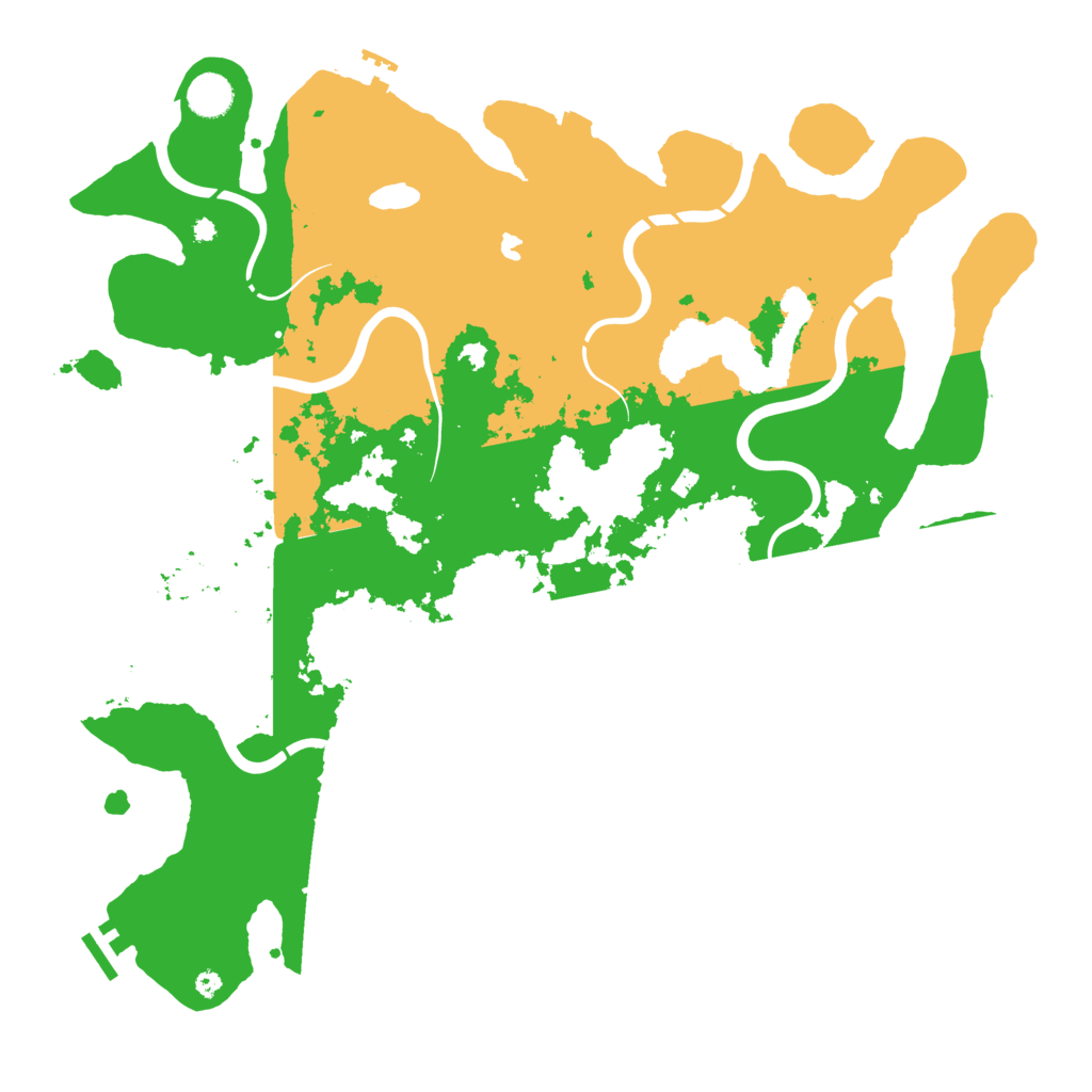 Biome Rust Map: Procedural Map, Size: 4250, Seed: 57345727
